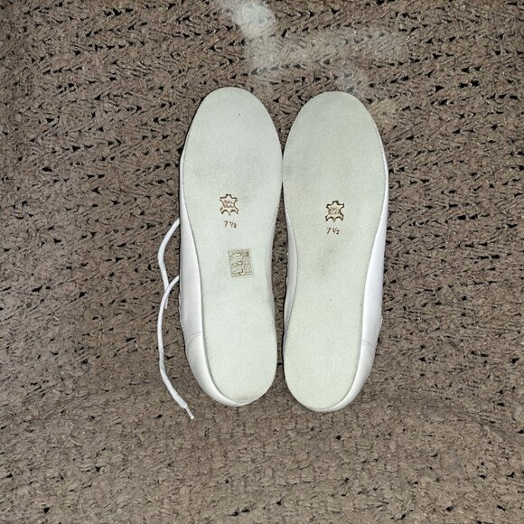 WERNER KERN-Carol-White Leather/Blue/Silver Glitter-Dance Sneakers-Sz 7.5UK/10US - Picture 8 of 8